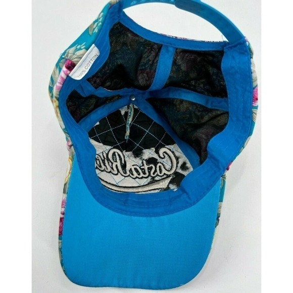 Robin Ruth Multicolor Floral Costa Rica Cap Hat Snapback Adjustable Women’s OSFM - Picture 4 of 4